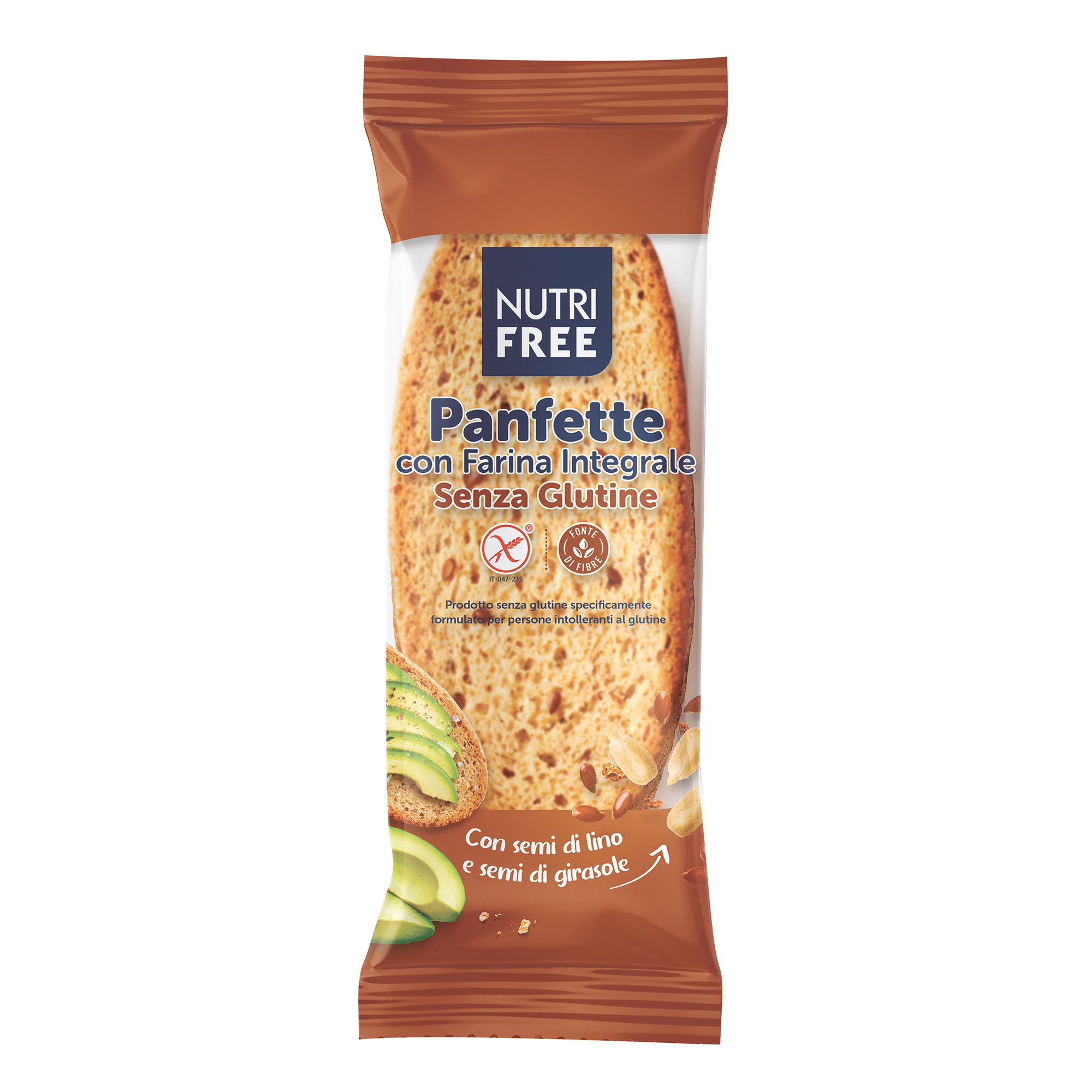 Pane a Fette Senza Glutine con Farina Integrale Panfette - Nutrifree
