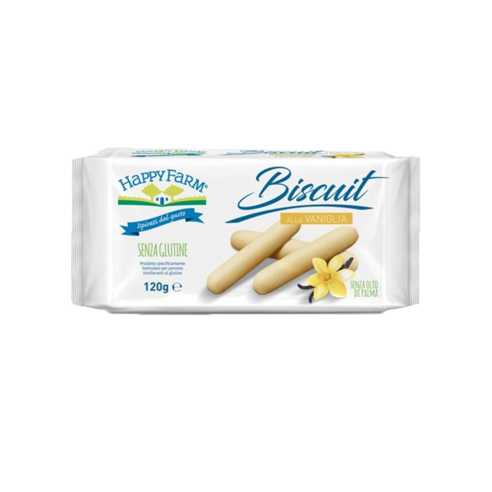 Biscuit Vaniglia Senza Glutine - Happy Farm