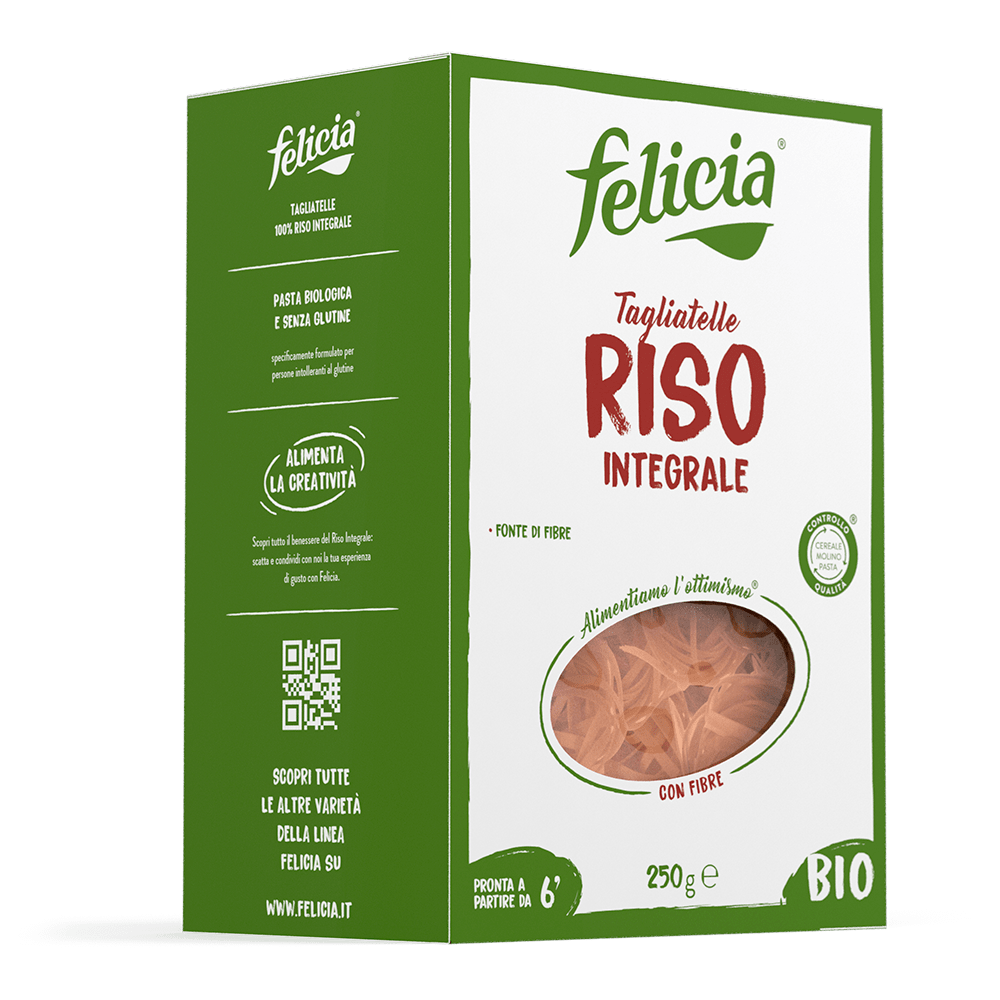 Tagliatelle Senza Glutine di Riso Integrale - Pasta Felicia