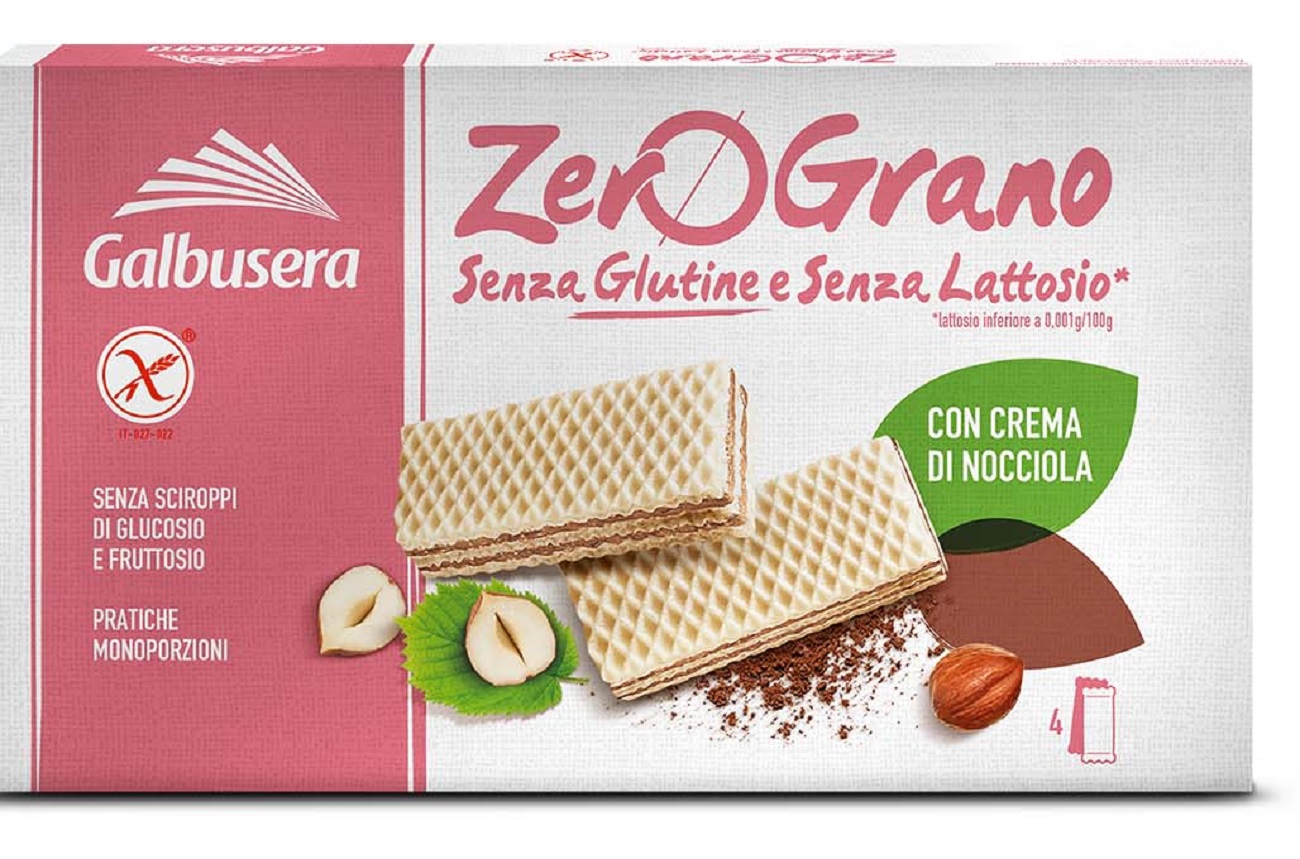 Wafer Senza Glutine alla Nocciola - Galbusera Zerograno