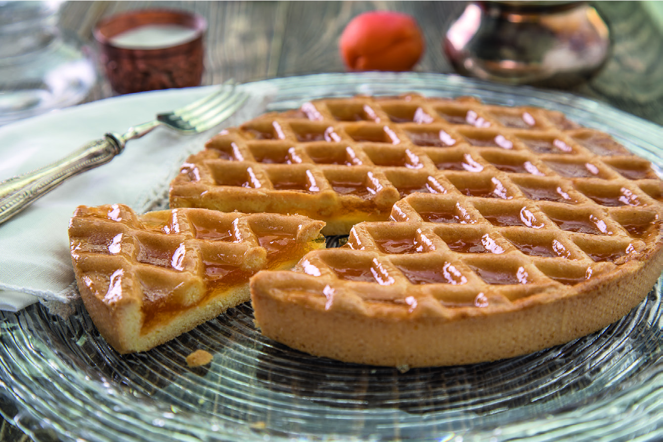 Crostata Senza Glutine con Marmellata di Albicocche - Napoleoni
