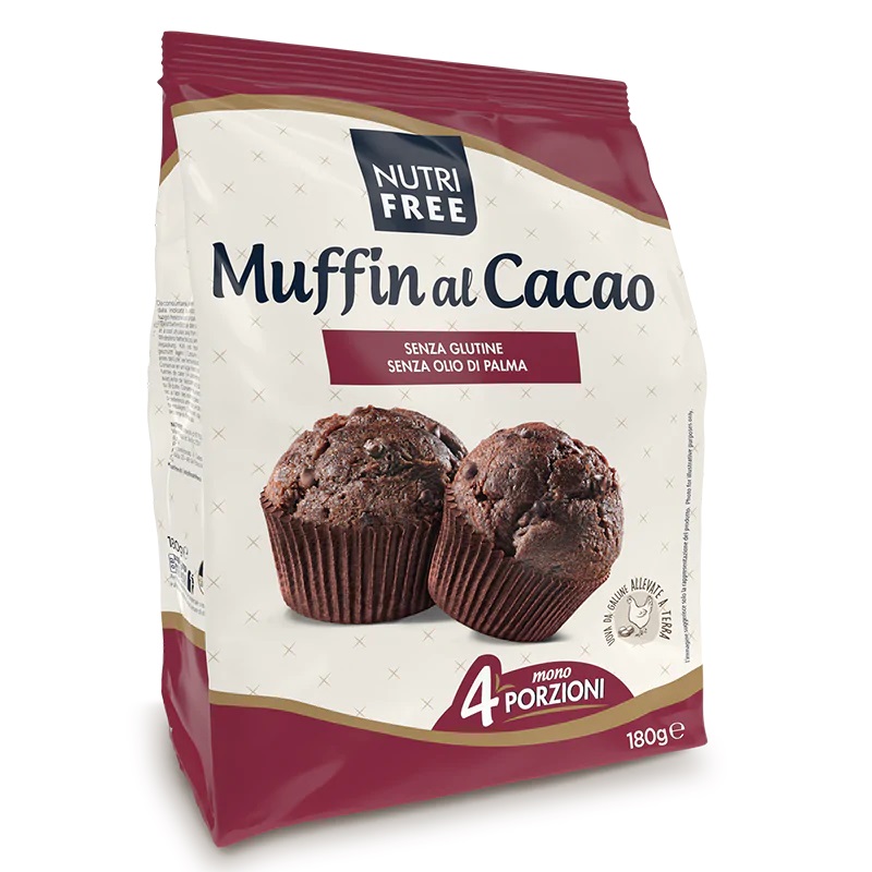 Muffin Senza Glutine Al Cacao (4x45g)- Nutrifree