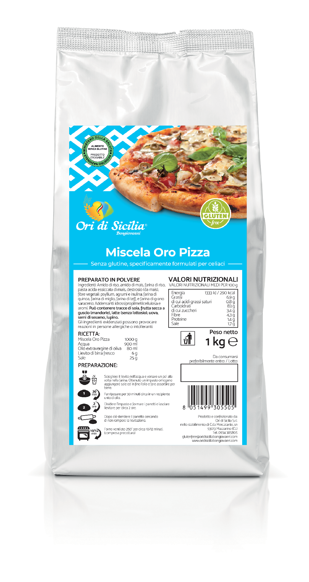 Farine Preparati Pizze Prodotti Senza Glutine Farmacie Gluten Free