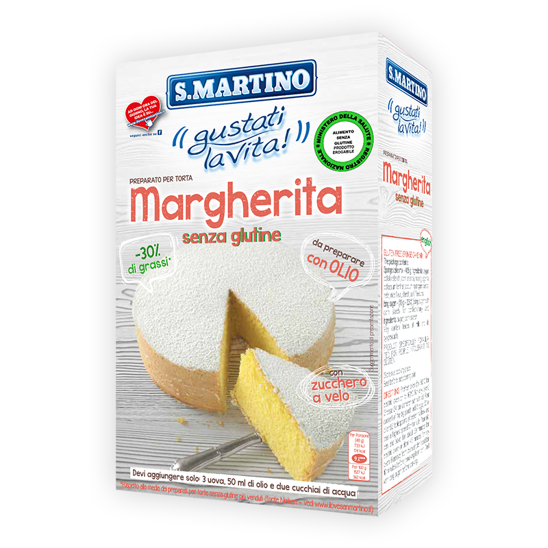 Preparato per Torta Margherita Senza Glutine - San Martino