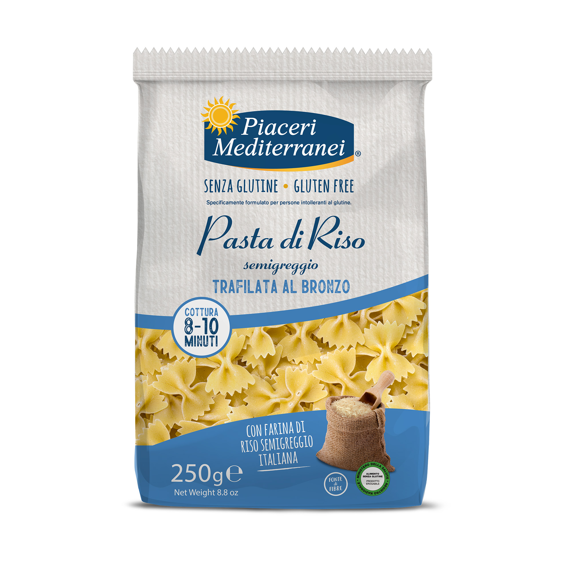 Farfalle di Riso Senza Glutine - Piaceri Mediterranei