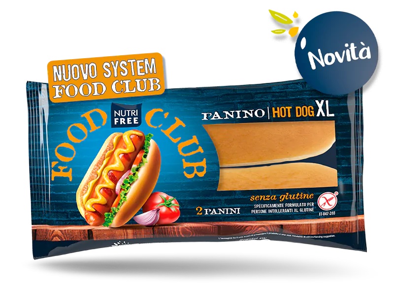 PANINO HOT DOG XL SENZA GLUTINE 130G - NUTRIFREE