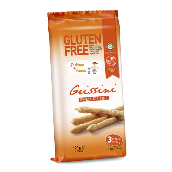 Grissini Senza Glutine e Senza Latte 3x40g - Il Pane di Anna