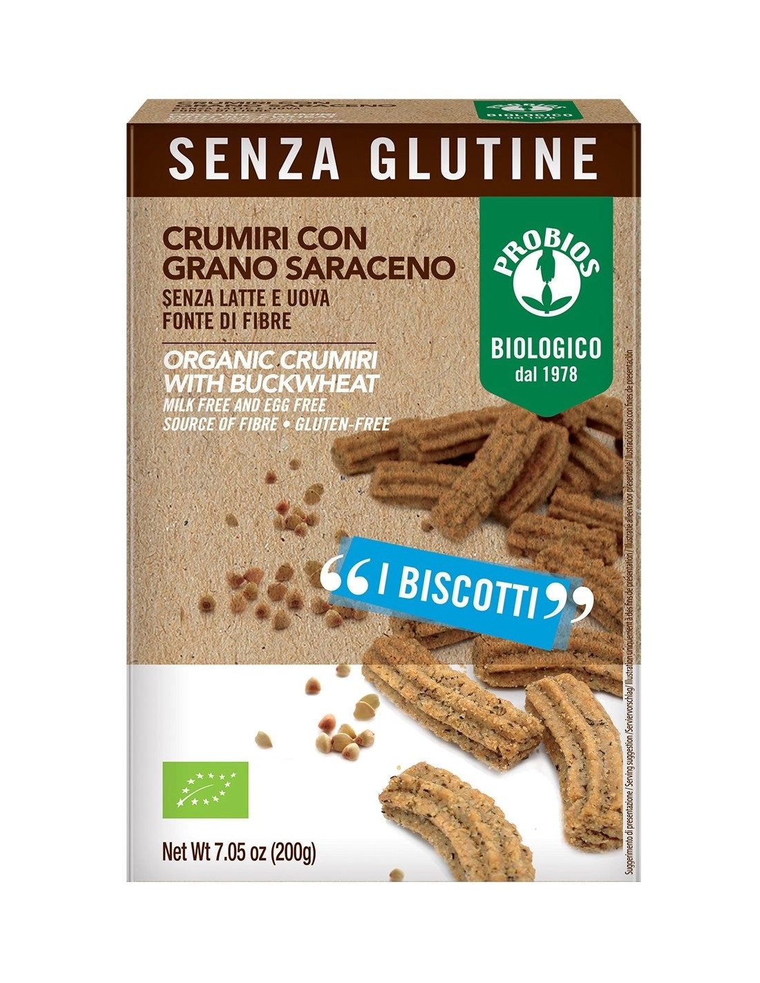 Crumiri con Grano Saraceno Senza Glutine - Probios