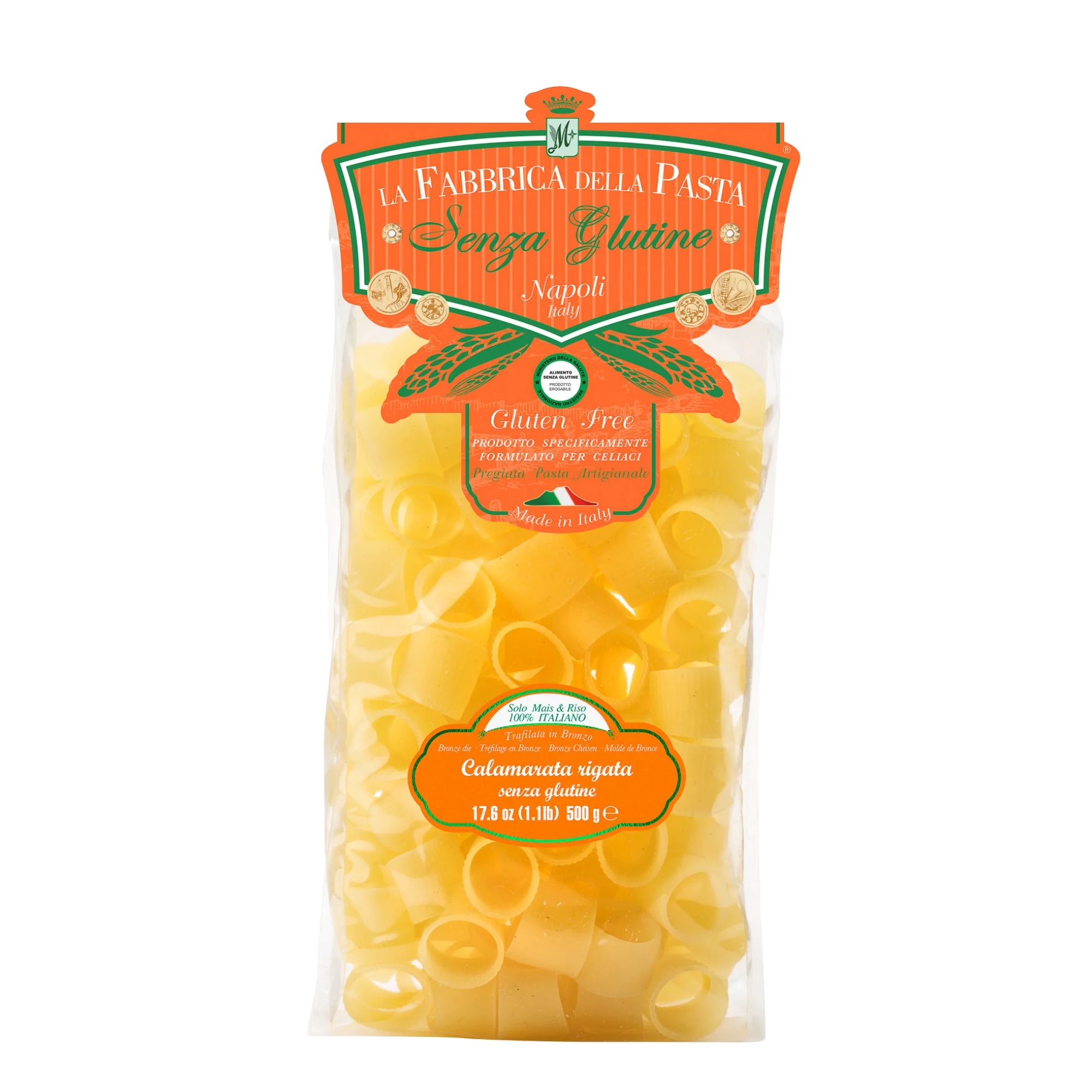  Calamarata Rigata Senza Glutine - Pasta di Gragnano