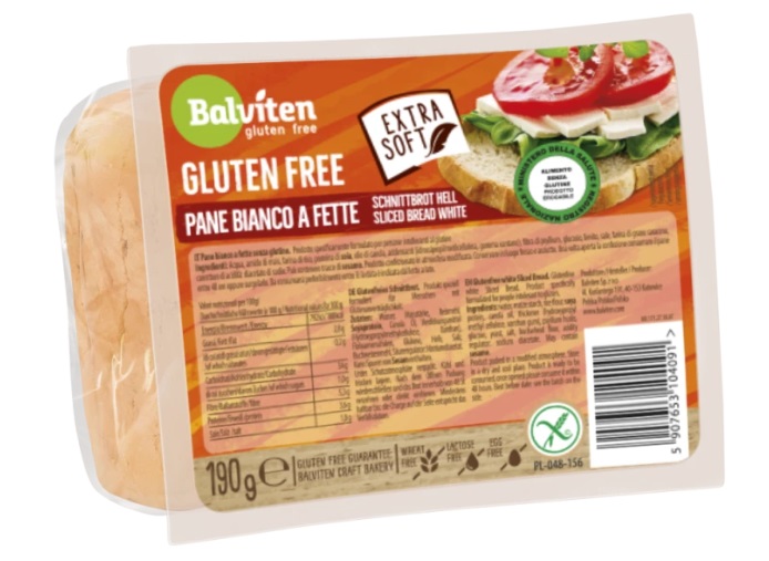 Pane a Fette Bianco Senza Glutine - Balviten