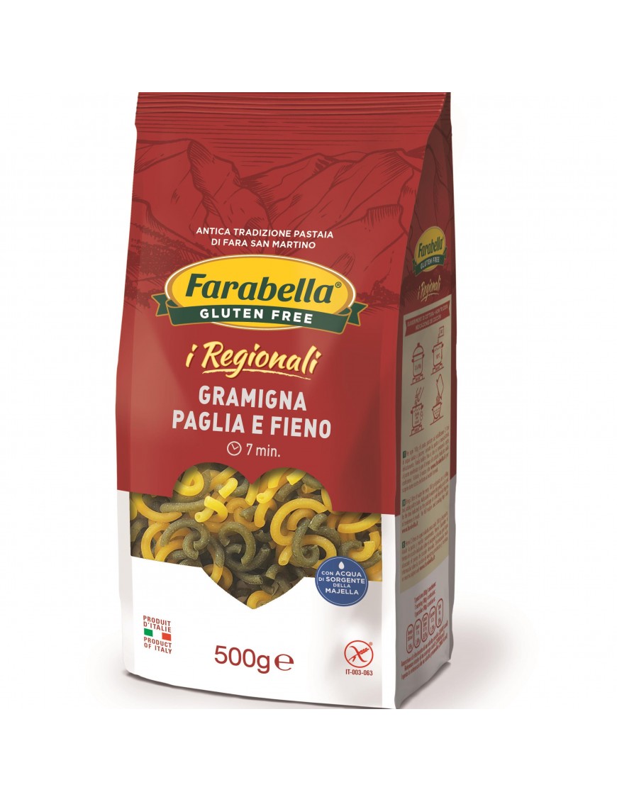Gramigna Paglia e Fieno Senza Glutine - Pasta Farabella