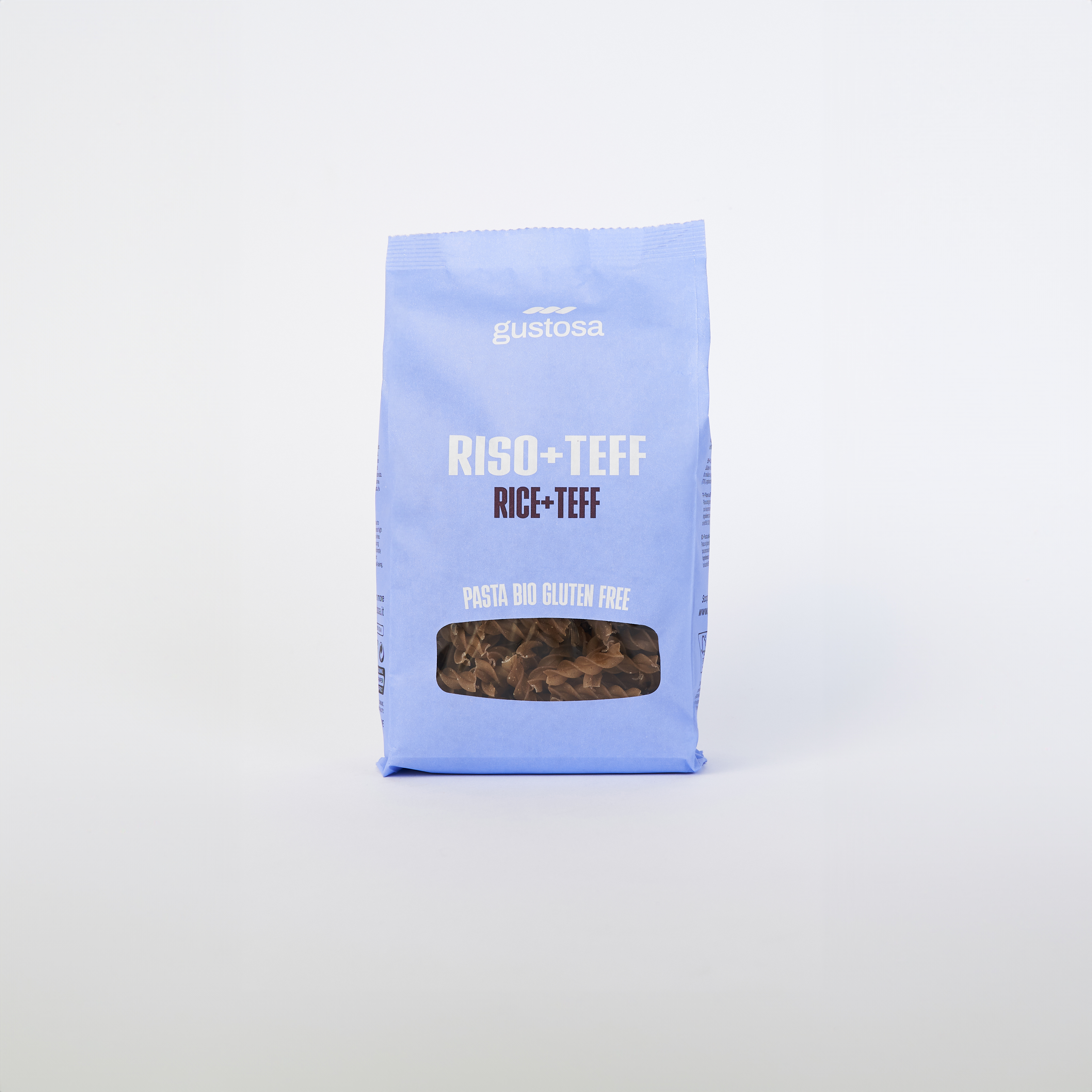 Fusilli di Riso + Teff Bio Senza Glutine - Pasta Gustosa