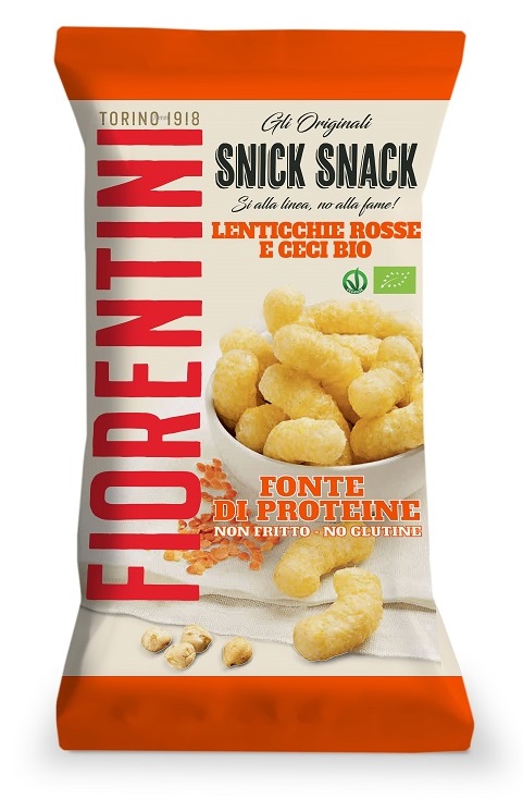 BIO Snick Snack con Lenticchie Rosse e Ceci Senza Glutine - Fiorentini