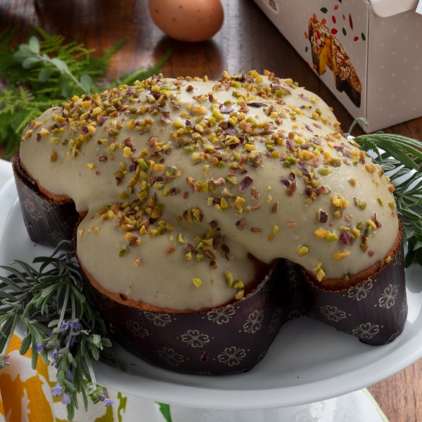 Colomba al Pistacchio Senza Glutine - Natisani