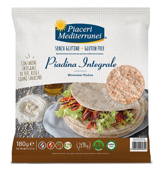 Piadina Integrale Senza Glutine - Piaceri Mediterranei