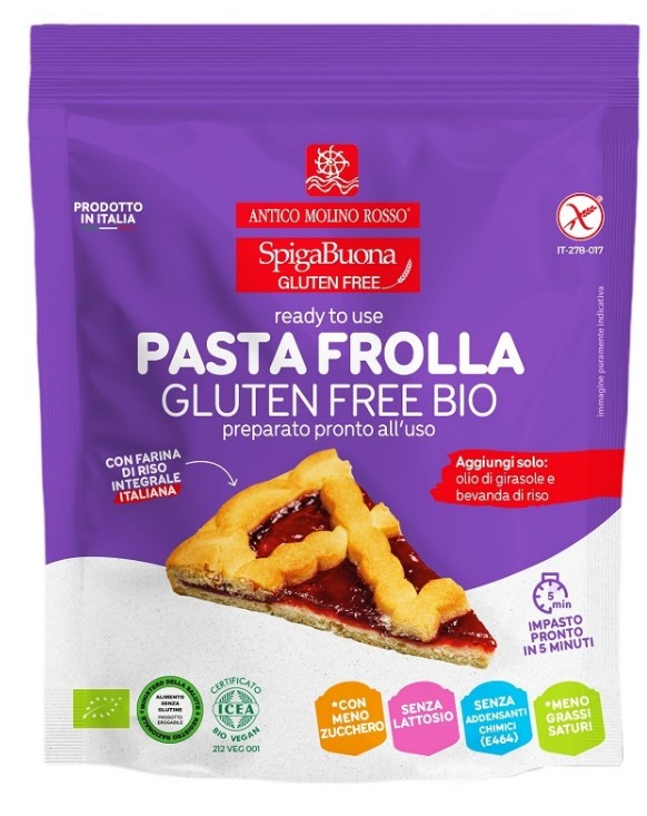 Miscela pronta per Pasta Frolla Senza Glutine bio - Antico molino Rosso