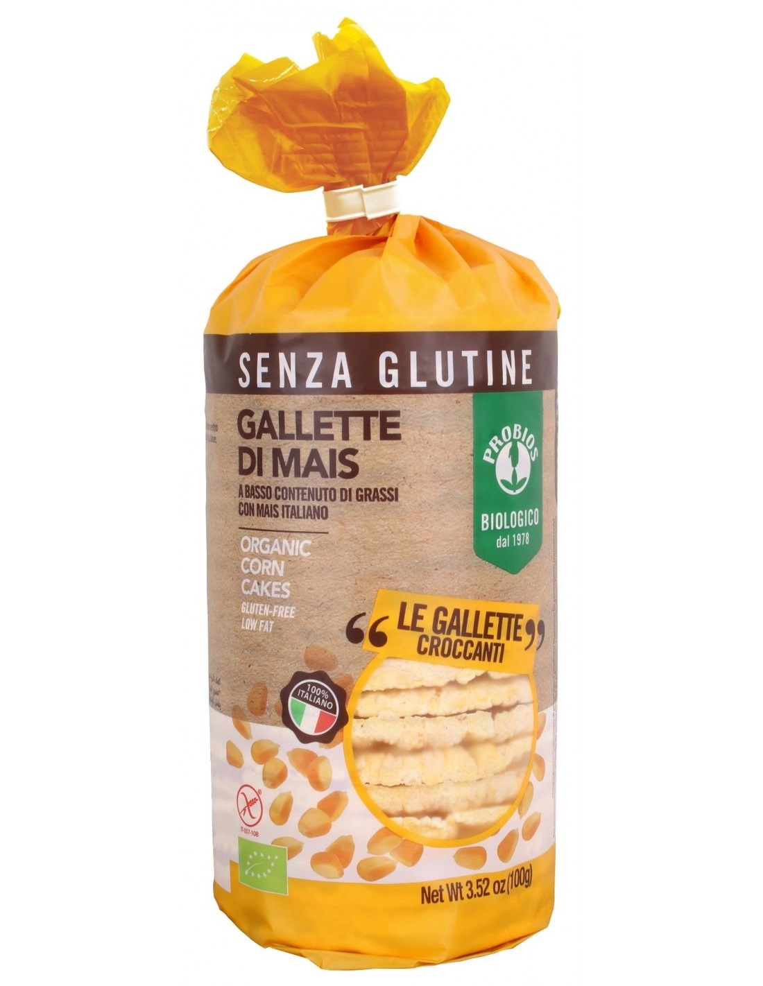 Gallette di Mais con Sale Senza Glutine - Probios