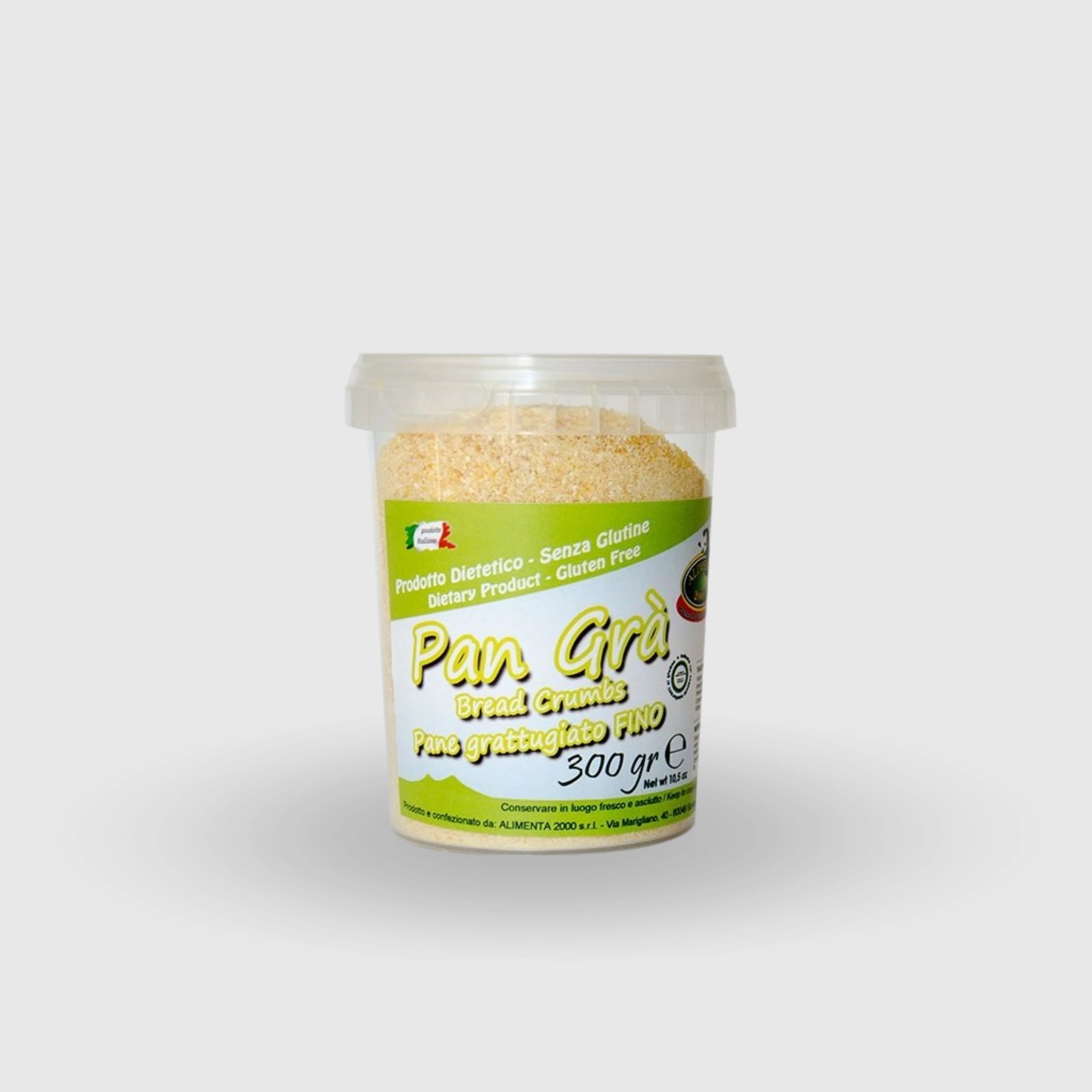 Pan Gra' Pane Grattugiato Fino Senza Glutine - Alimenta 2000