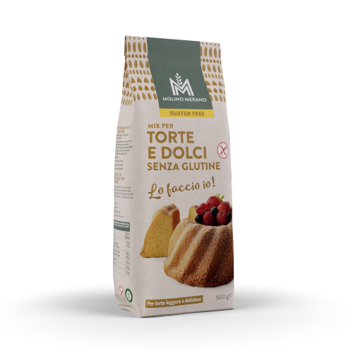 Mix per torte e dolci Senza Glutine 500g - Molino Merano
