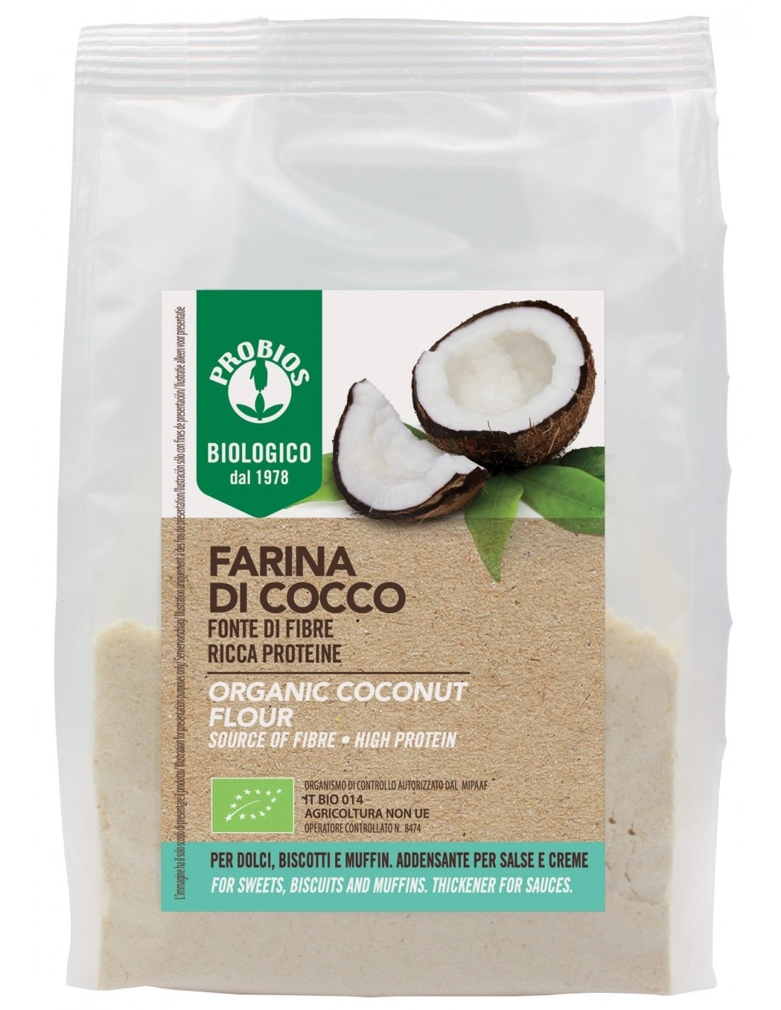Farina di Cocco Senza Glutine - Probios