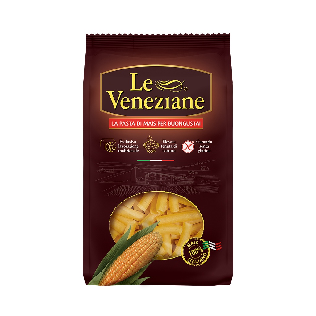 Tubetti rigati di mais senza glutine - Le Veneziane