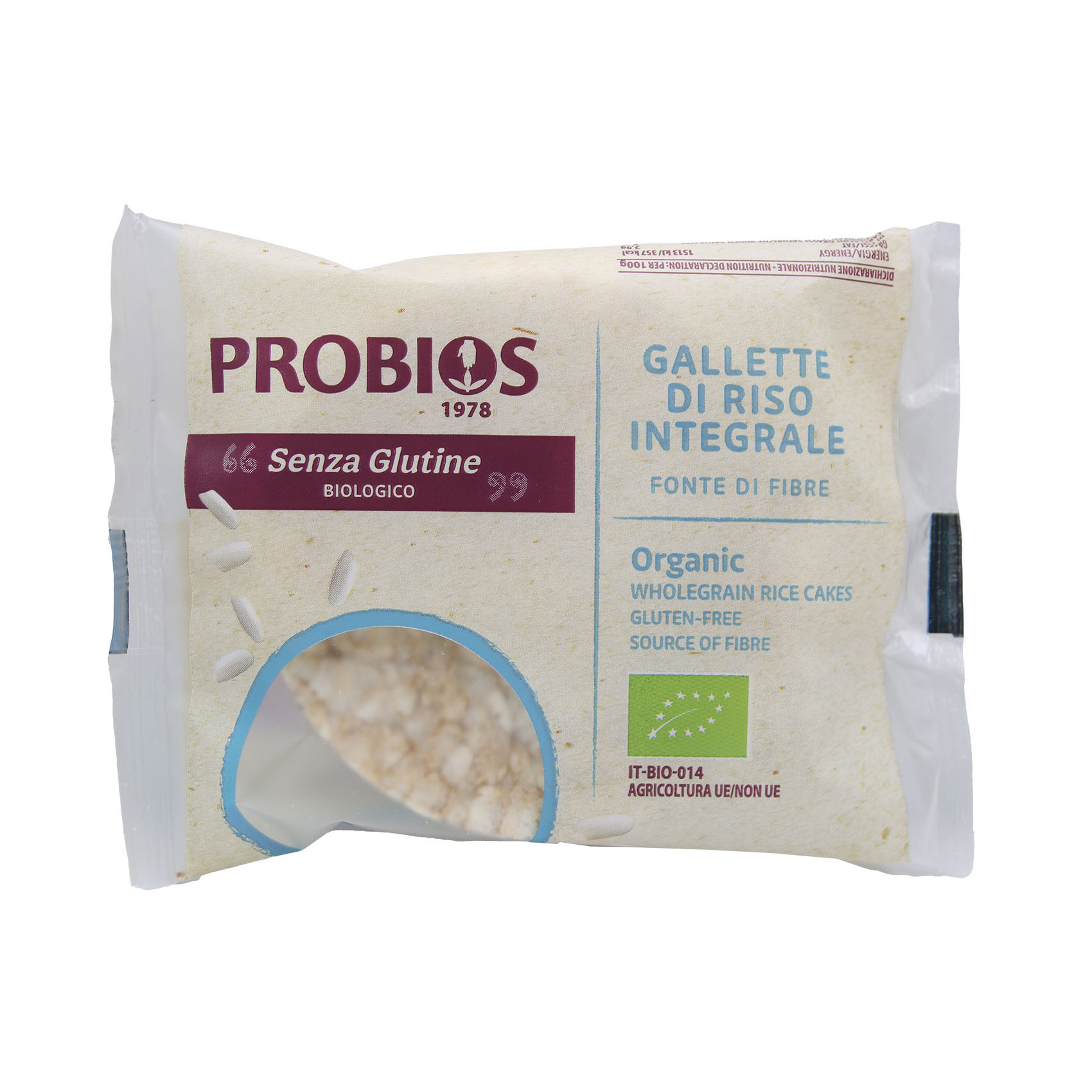 Galletta di Riso con Sale Duopack Senza Glutine - Probios