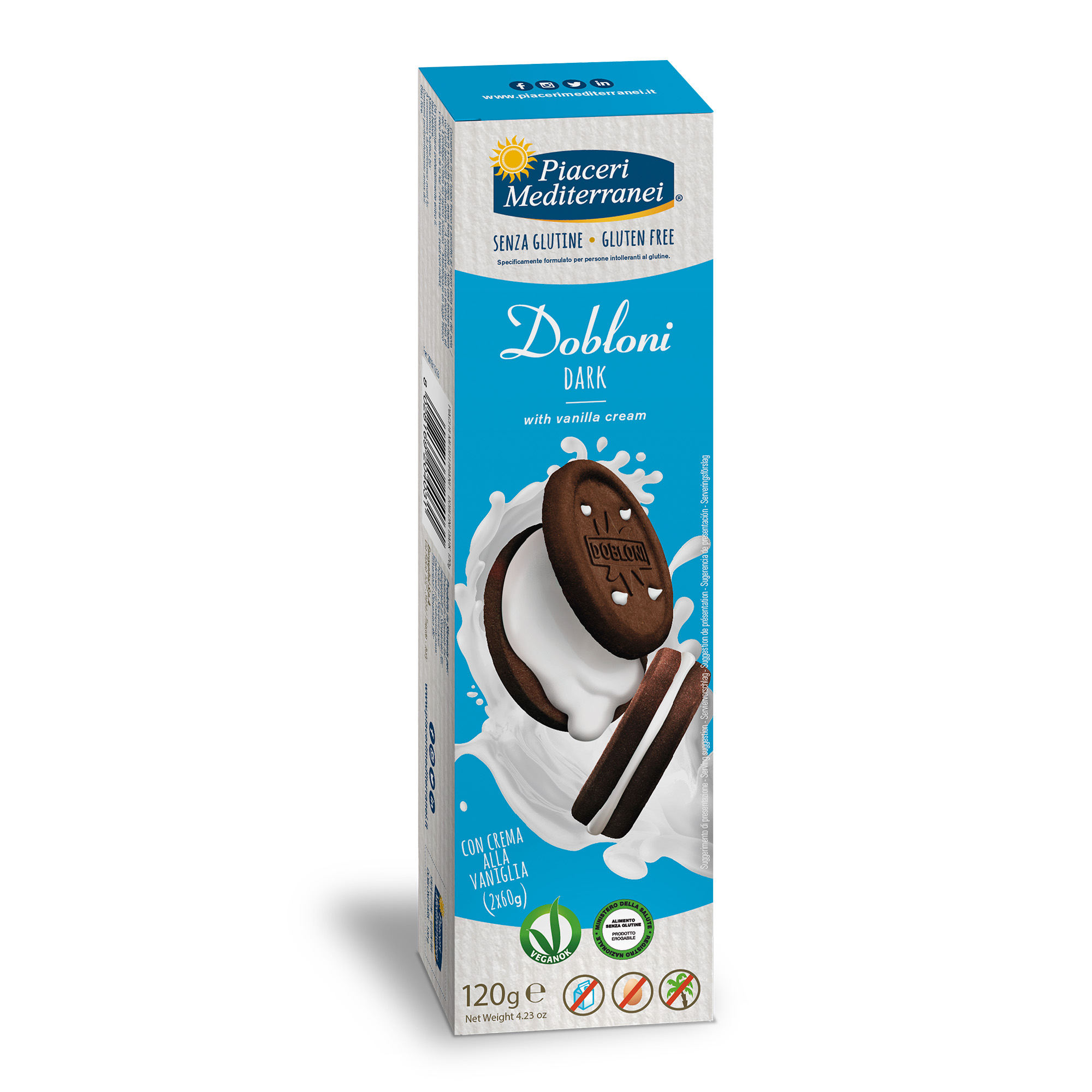 Dobloni Dark Senza Glutine - Piaceri Mediterranei