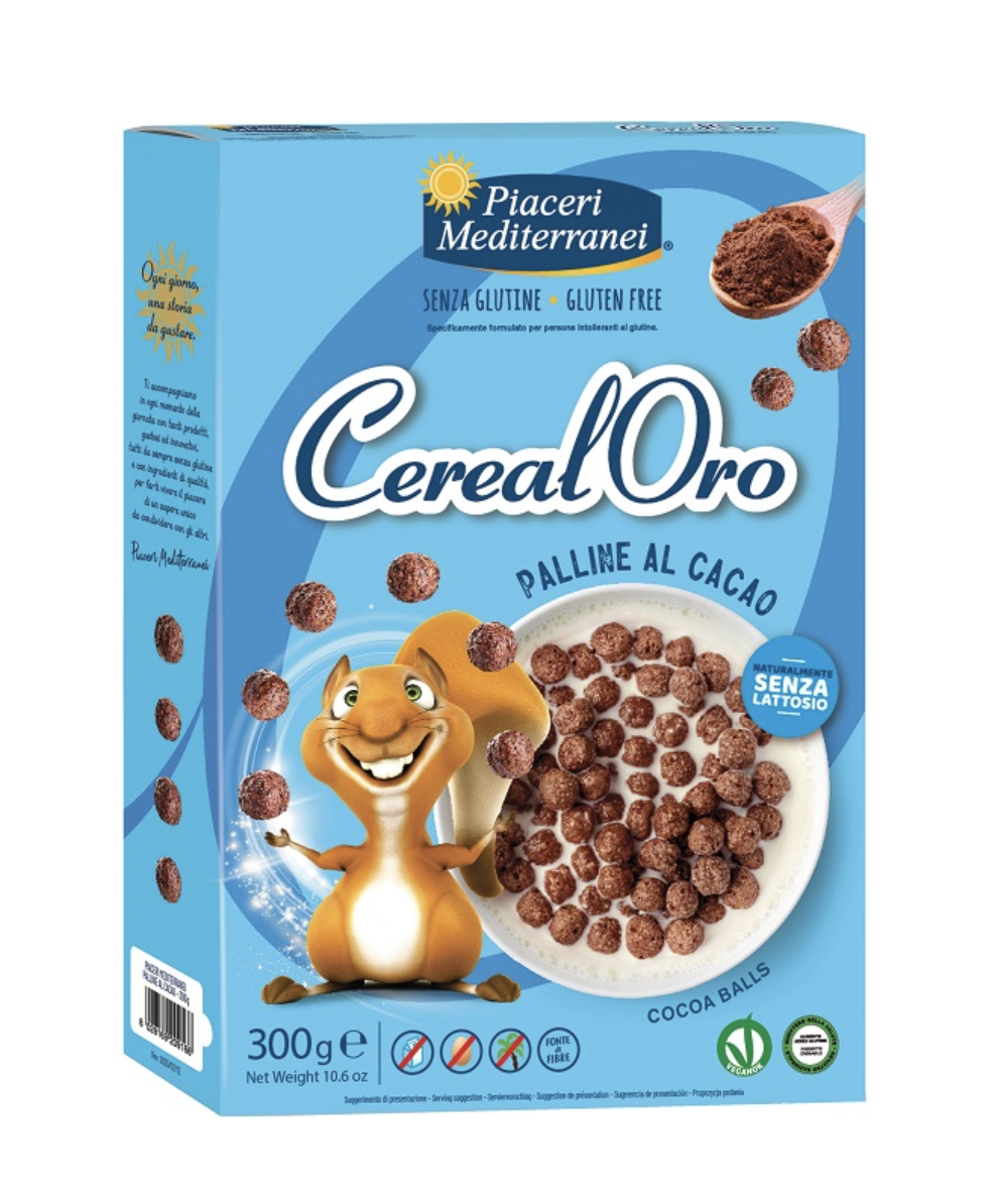 Cerealoro Palline di Cacao Senza Glutine - Piaceri Mediterranei