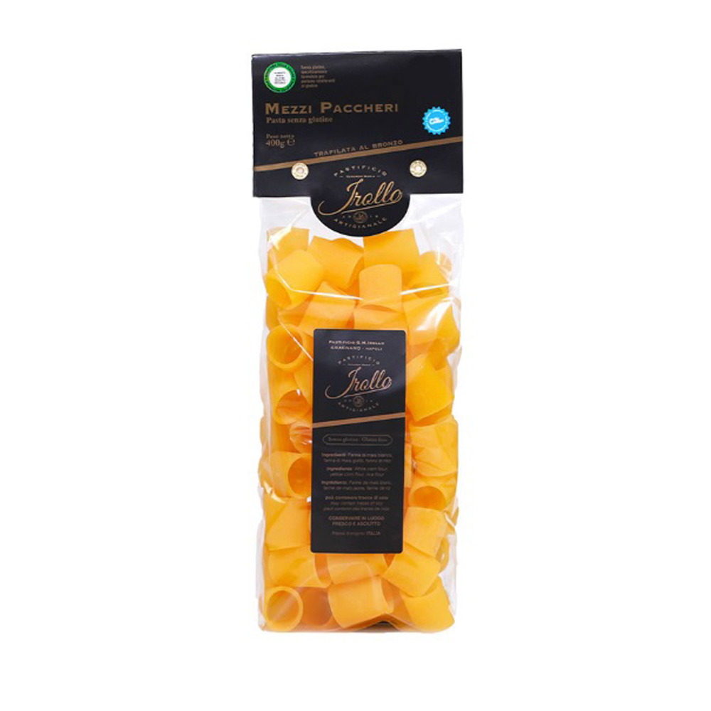 Mezzi Paccheri Senza Glutine 400g - Pastificio Irollo