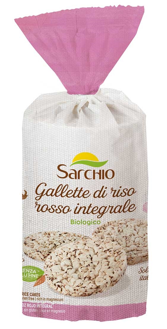 Gallette di Riso Rosso Senza Glutine - Sarchio