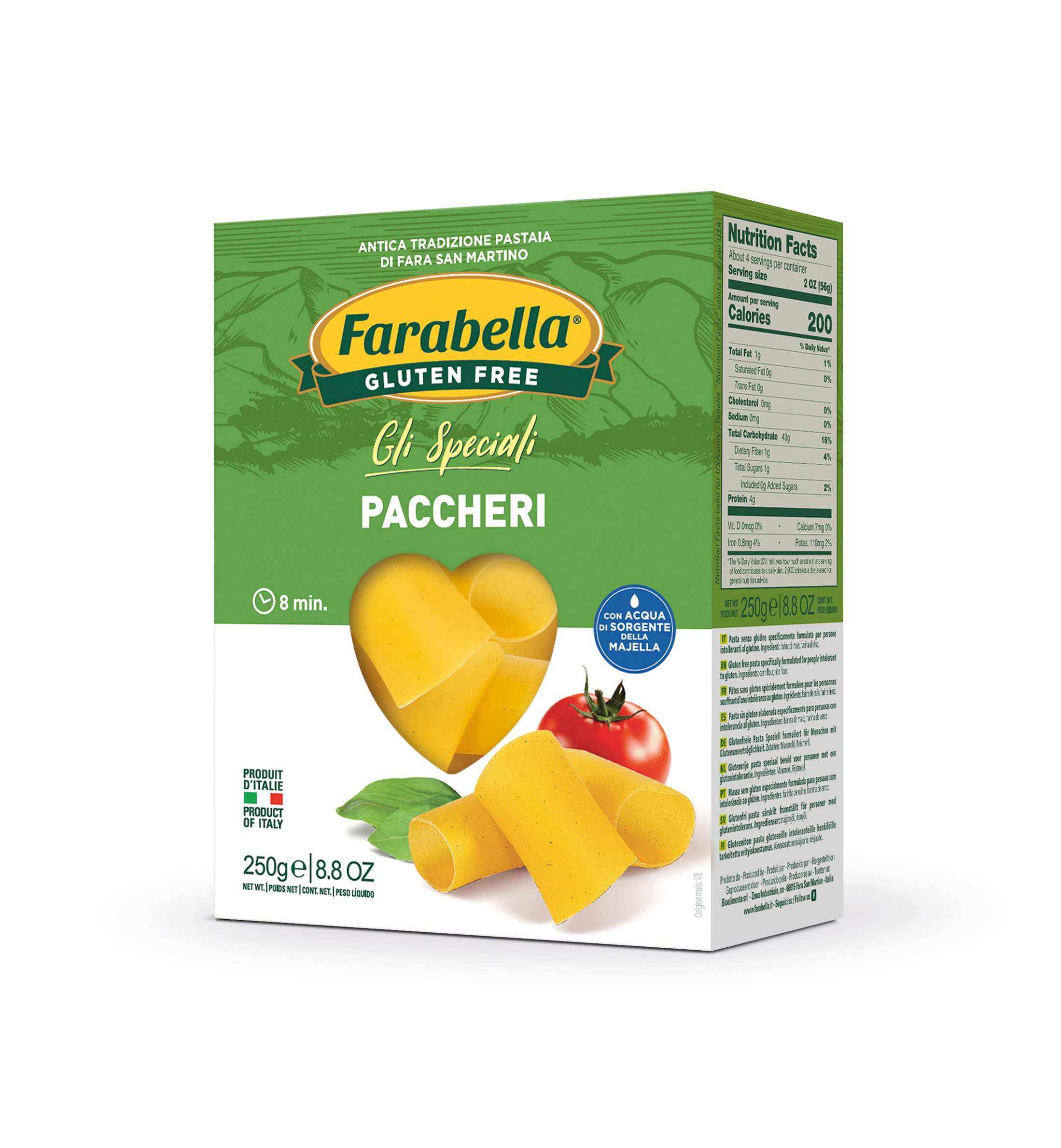Paccheri Senza Glutine - Farabella