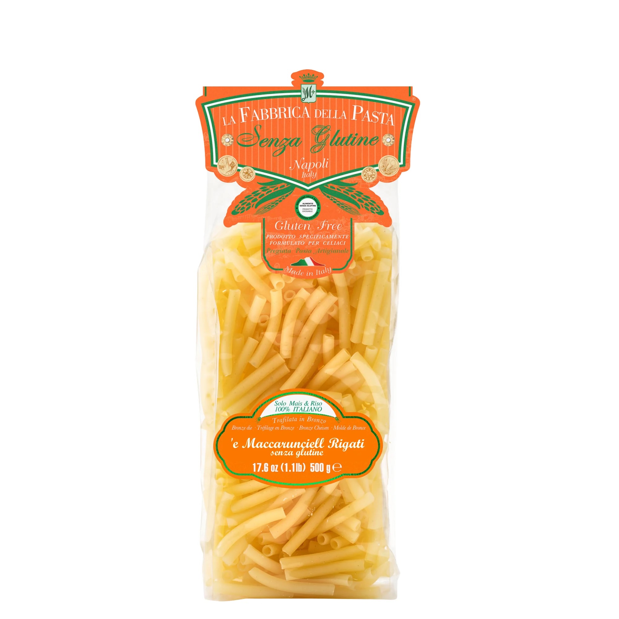 Maccheroni Lisci Senza Glutine - Pasta di Gragnano