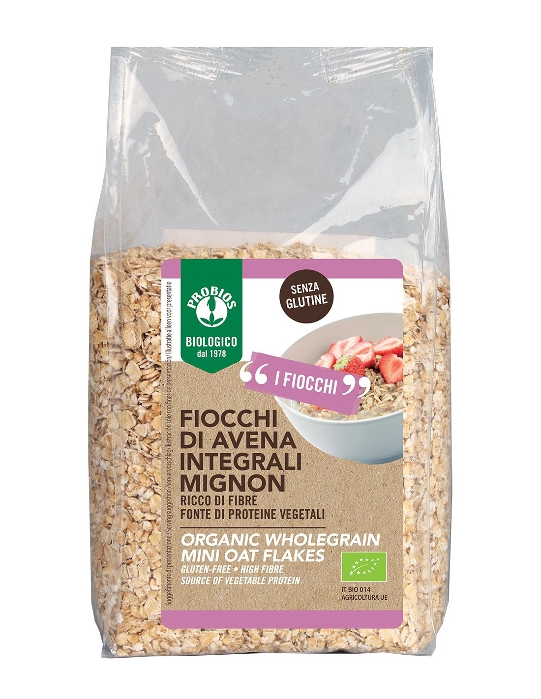 Fiocchi Avena Integrali Mignon Senza Glutine - Probios