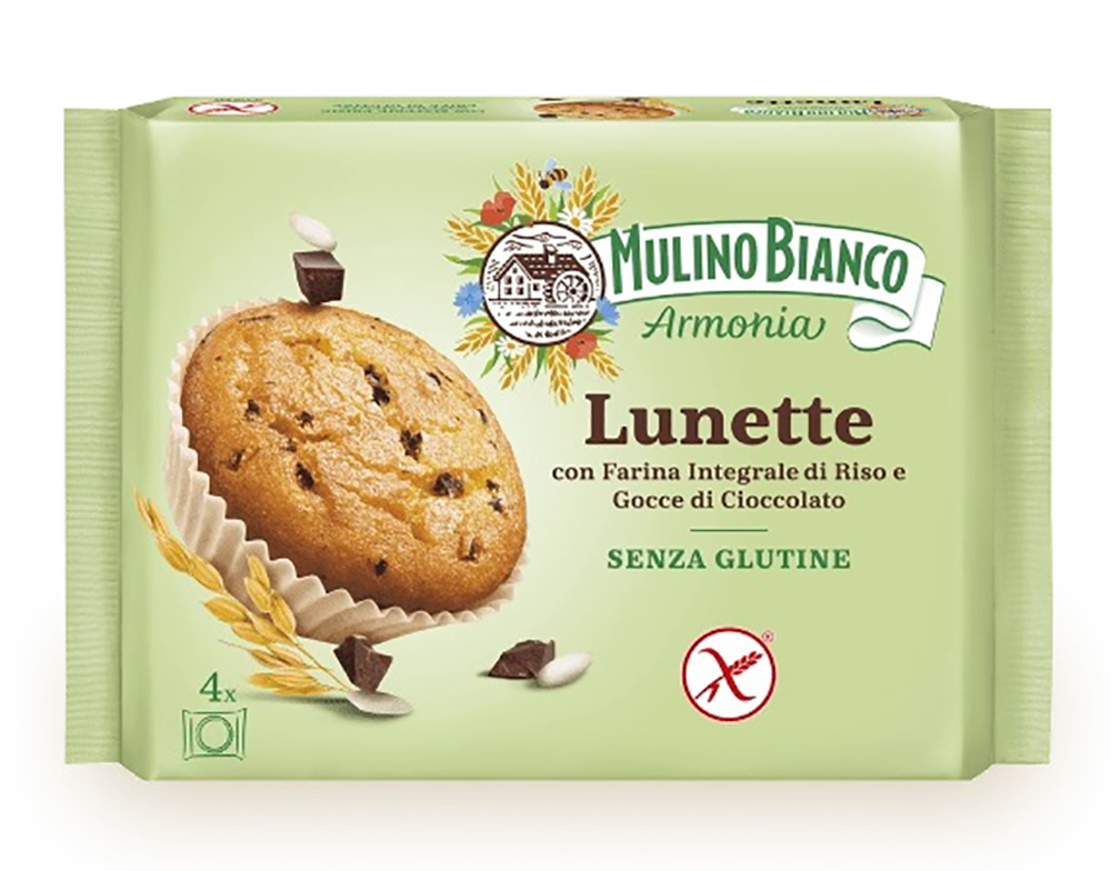 Lunette Senza Glutine con Farina Integrale di Riso e Gocce di Cioccolato - Mulino Bianco