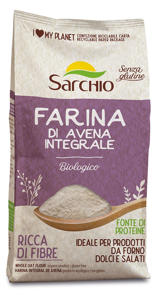 Farina d'Avena Integrale Senza Glutine - Sarchio