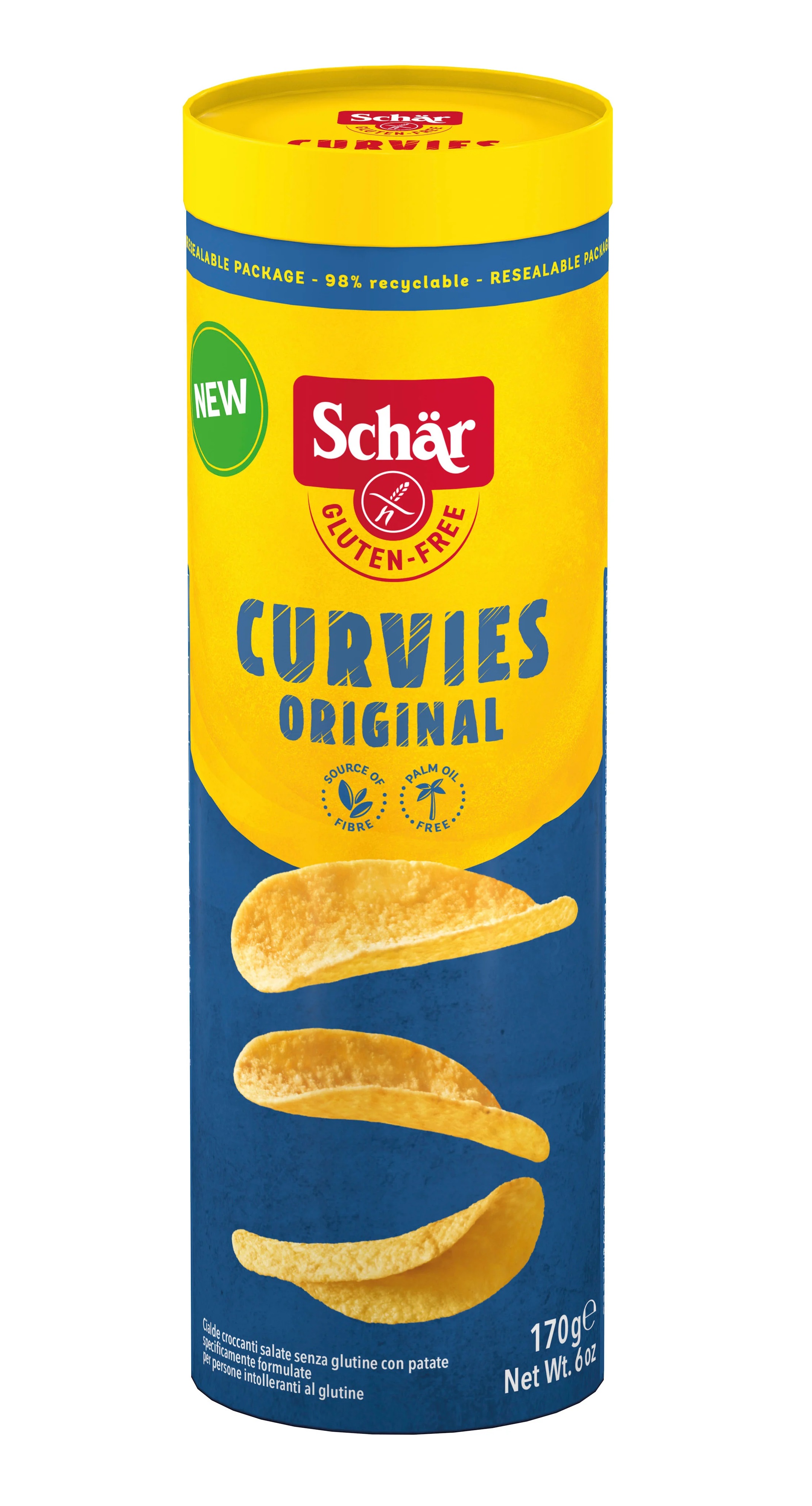 Curvies Original Patatine Senza Glutine - Schär