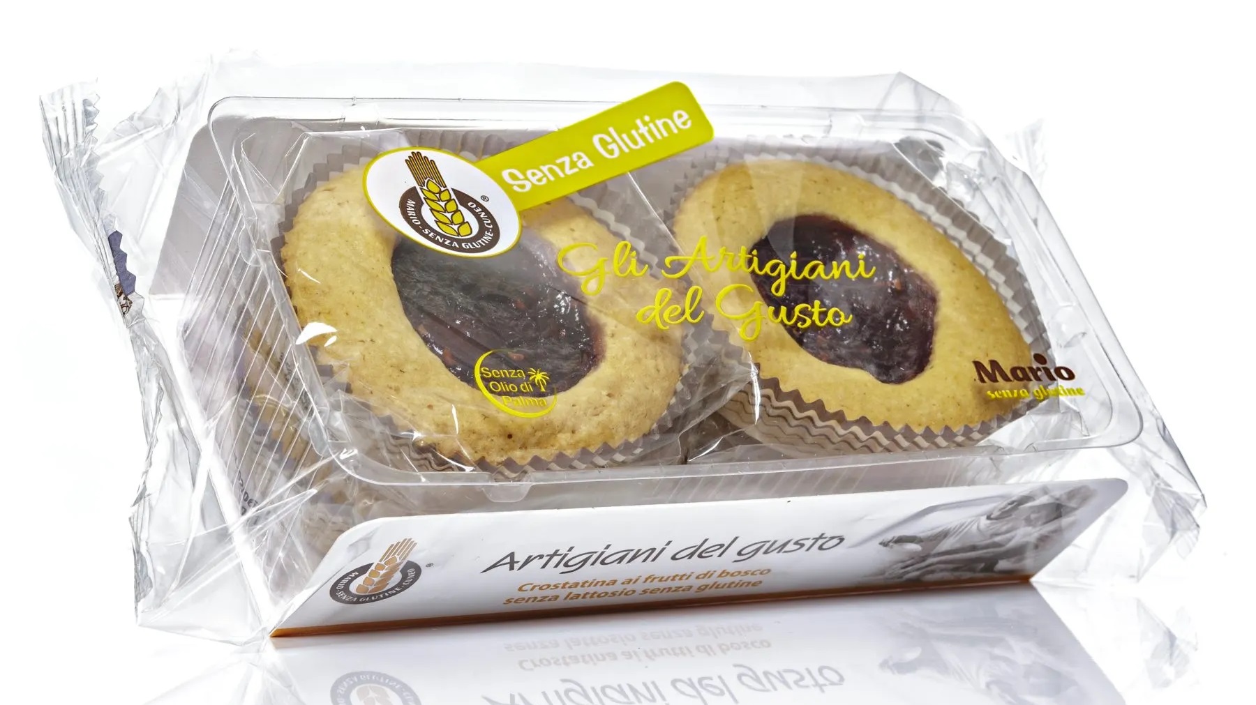 Crostatina Frutti di Bosco Senza Glutine 160g - Mario Senza Glutine