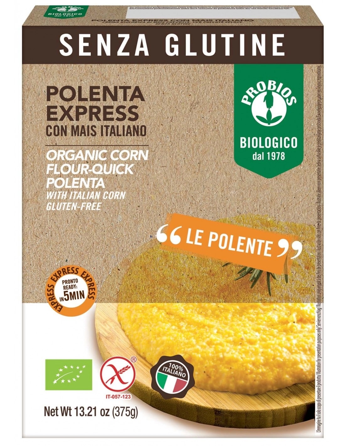 Polenta Express Senza Glutine - Probios