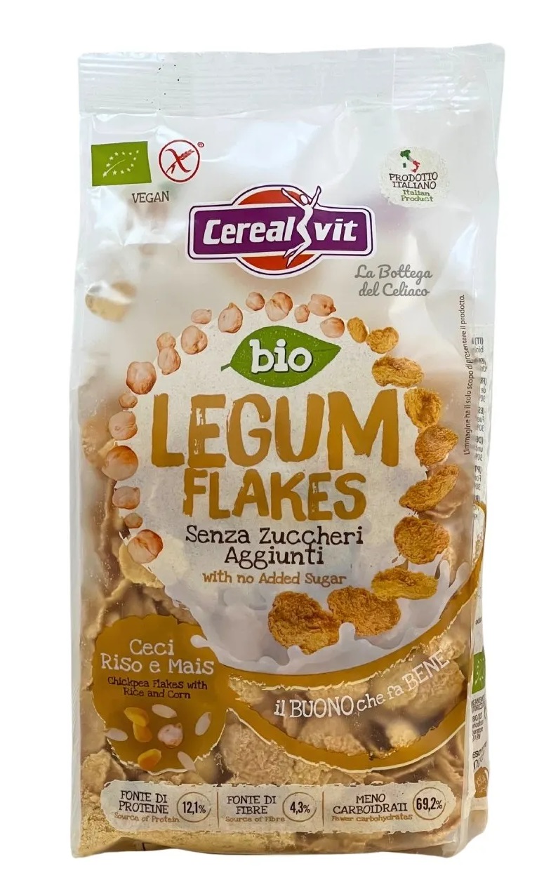 Bio Legum Flakes Ceci, Riso e Mais Senza Glutine - Cerealvit