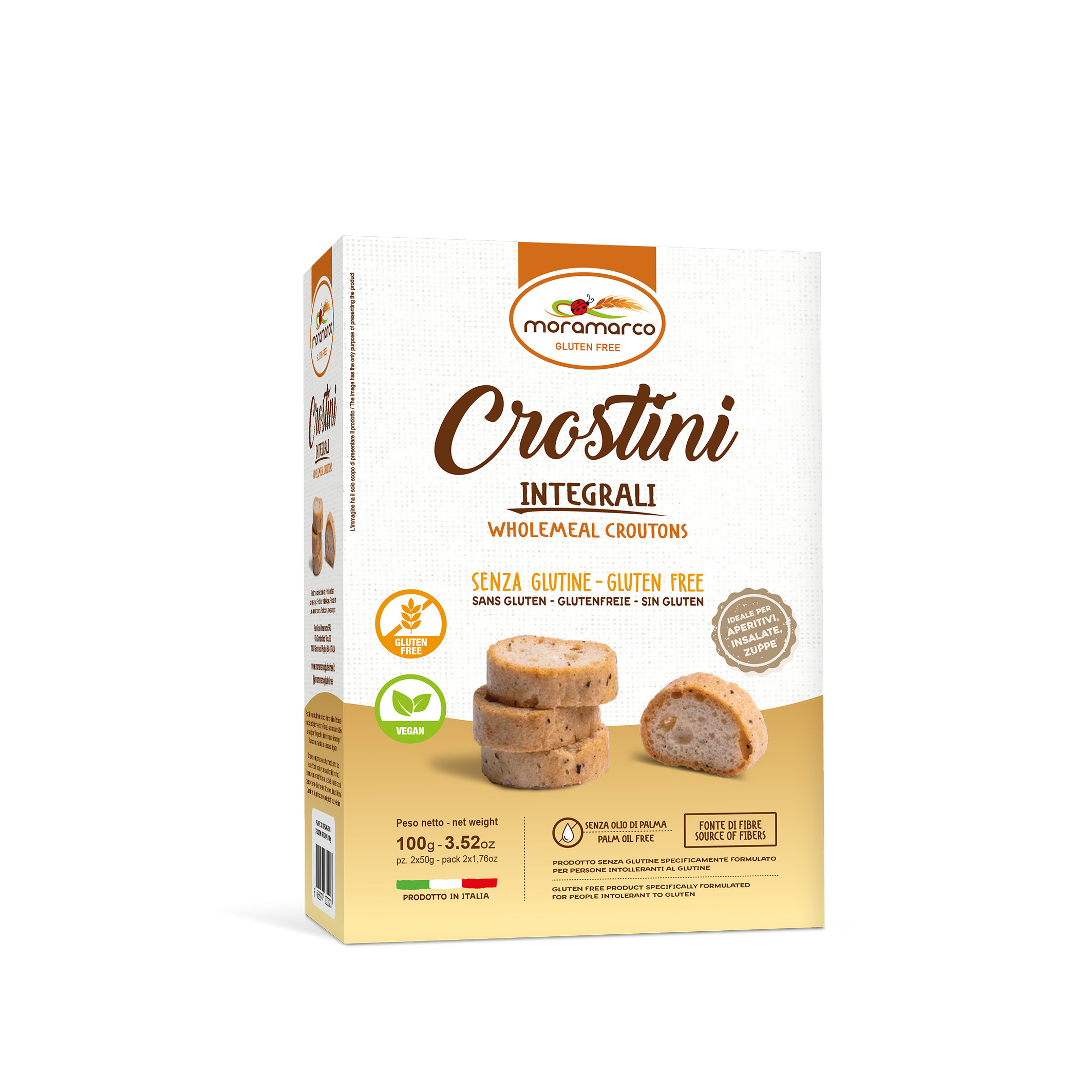 Crostini Senza Glutine Integrali - Moramarco