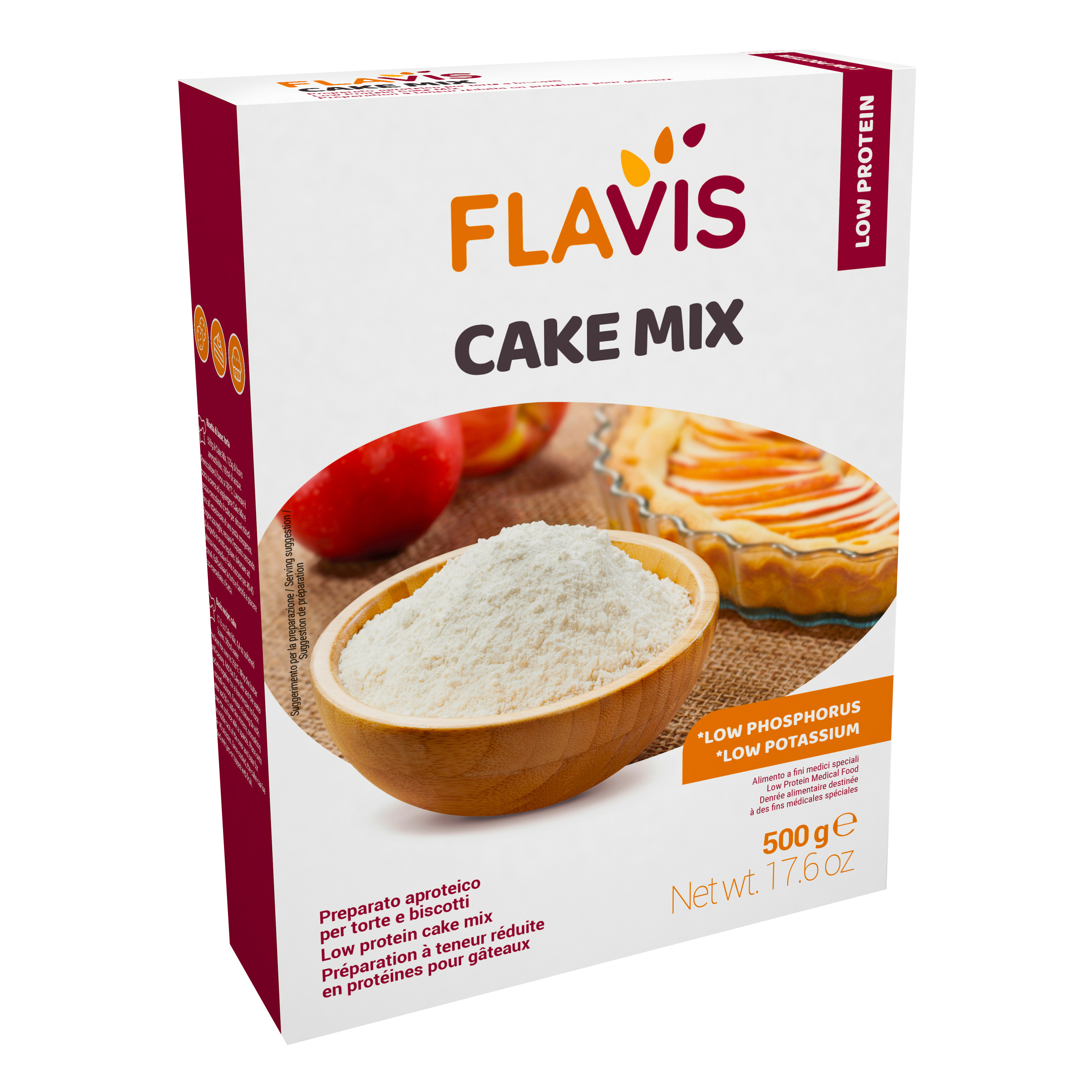 Cake Mix Preparato per Torte e Biscotti Aproteico - Flavis