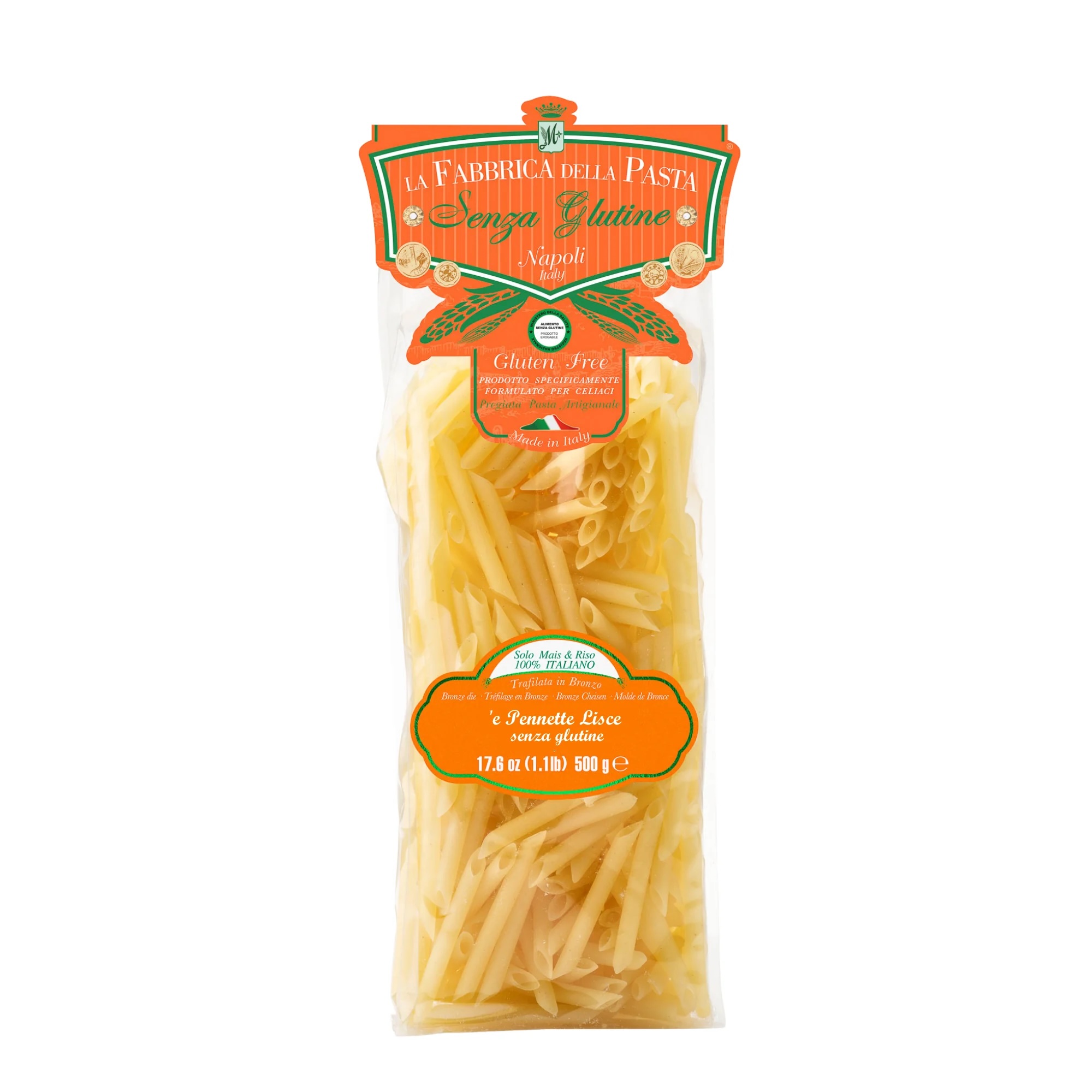Pennette Lisce  Senza Glutine - Pasta di Gragnano