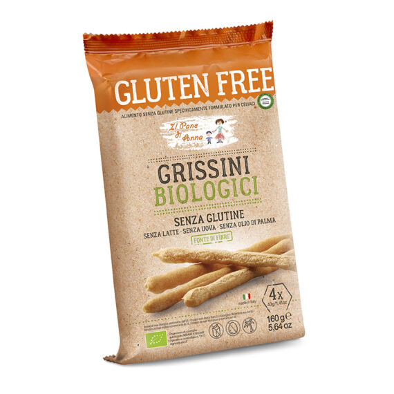 Grissini Biologici Senza Glutine Monodose - Il Pane di Anna