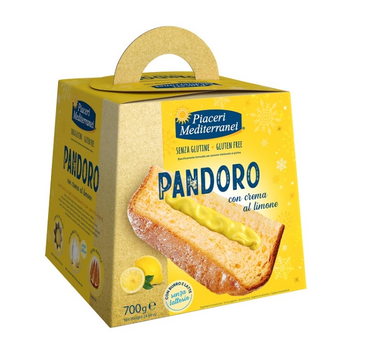 Pandoro crema limone senza glutine - Piaceri Mediterranei