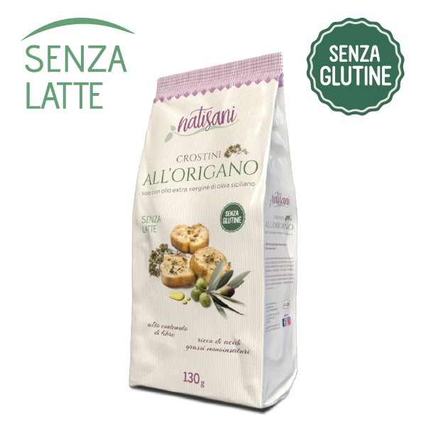 Crostini all'Origano Senza Glutine - Natisani