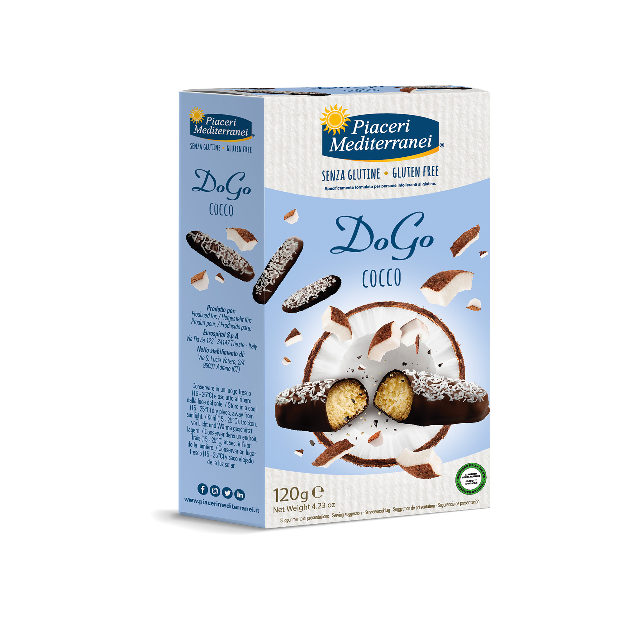 Dogo Cocco Senza Glutine - Piaceri Mediterranei