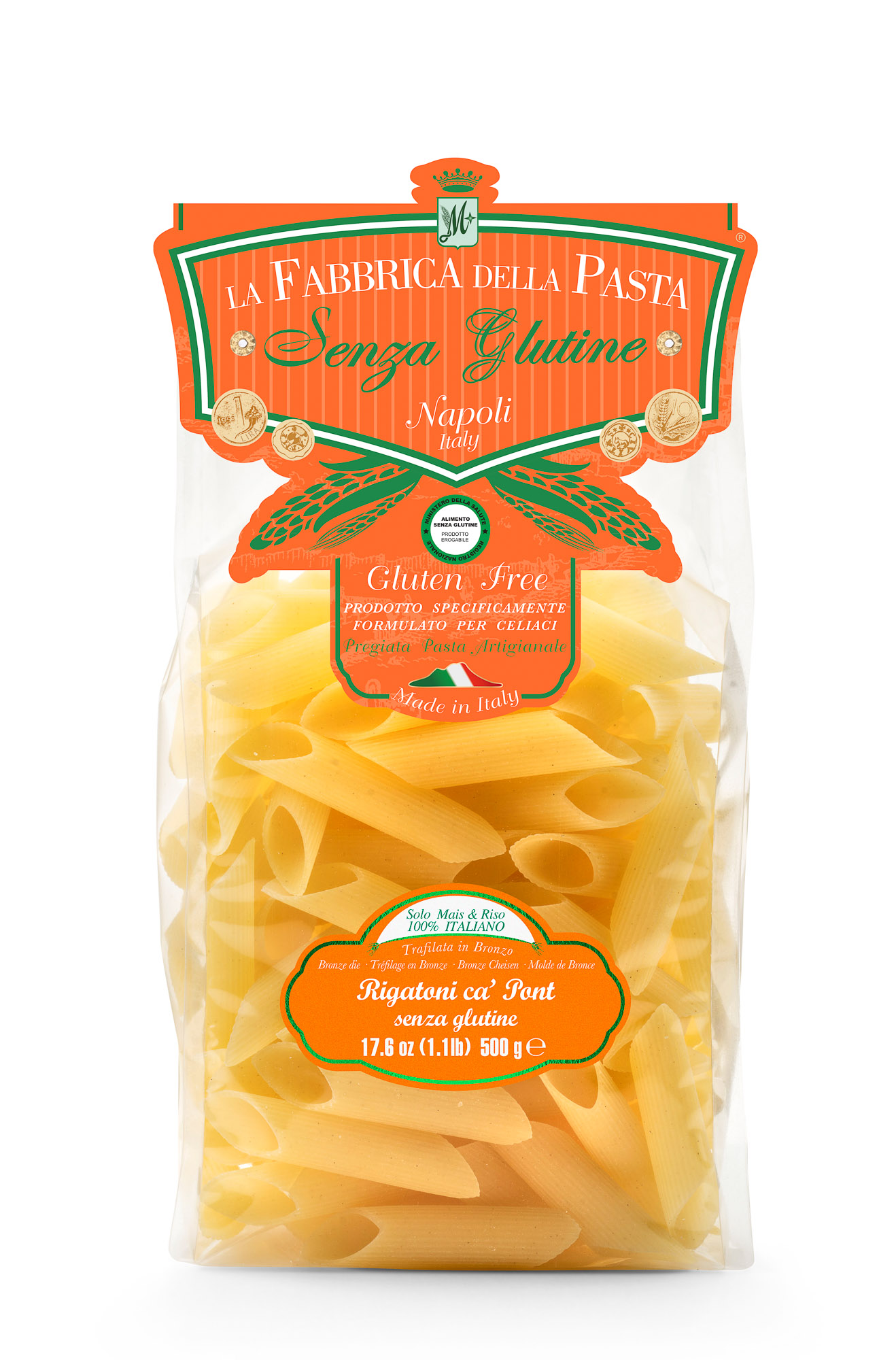 Rigatoni ca' Pont Senza Glutine - Pasta di Gragnano