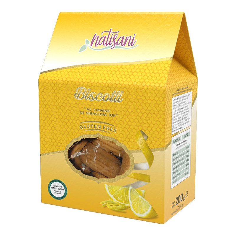 Biscotti Limone di Siracusa IGP - Natisani