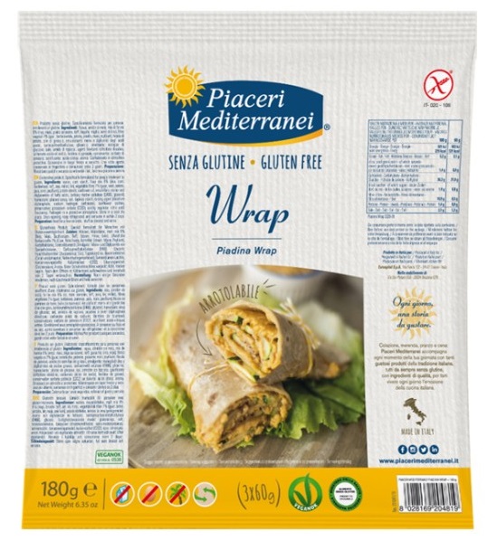 Wrap Senza Glutine - Piaceri Mediterranei