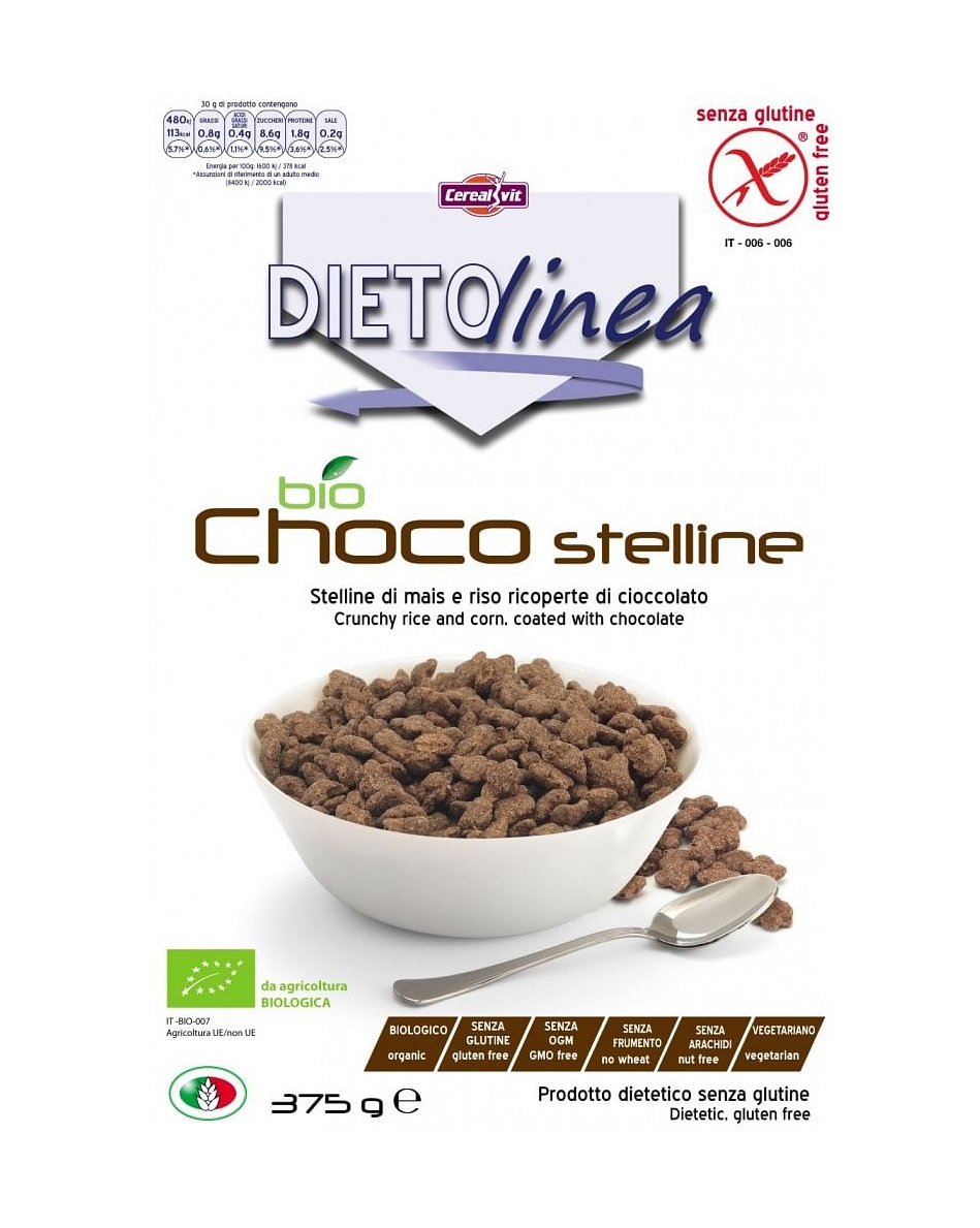 Bio Choco Stelline Senza Glutine - Dietolinea Cerealvit